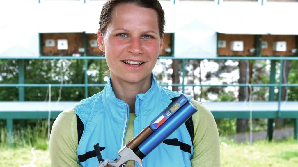 Česká pětibojařka Barbora Kodedová