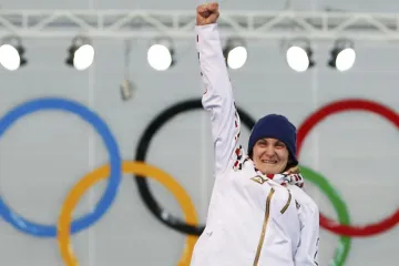 Vítězné gesto Martiny Sáblíkové