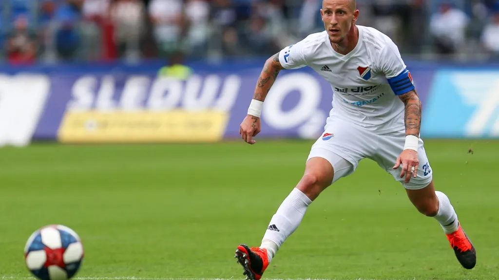 Jiří Fleišman v dresu Baníku Ostrava
