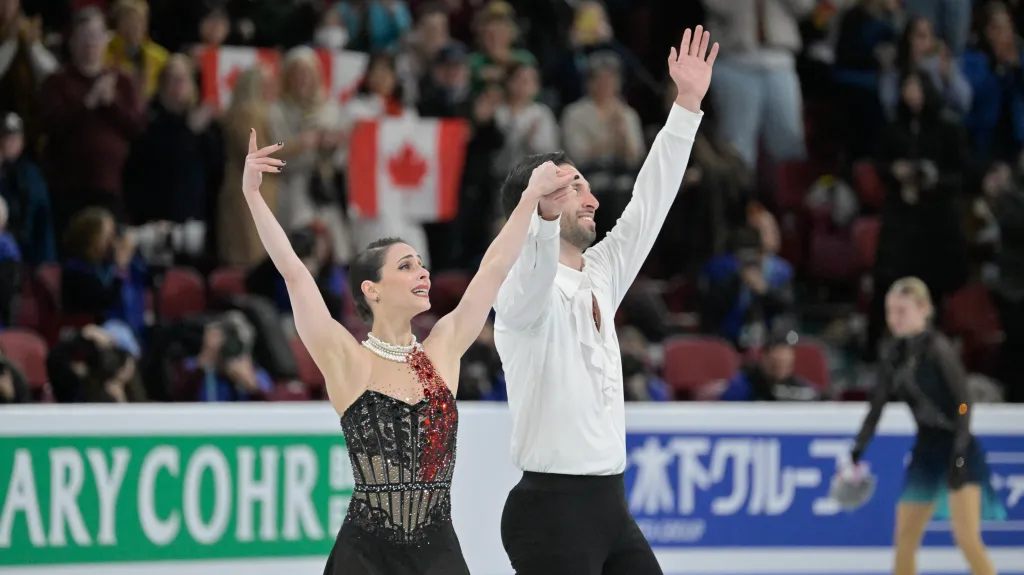 Deanna Stellatová-Dudeková a Maxime Deschamps