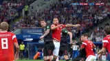 Gól v utkání Rusko - Chorvatsko: Vida - 2:1 (101. min.)