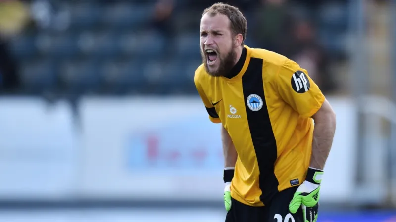 Brankář Liberce Lukáš Hroššo