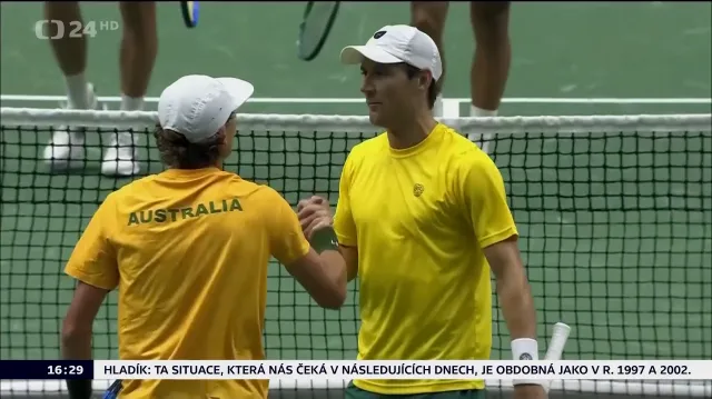 Australané v Davisově poháru zdolali Francii až ve čtyřhře