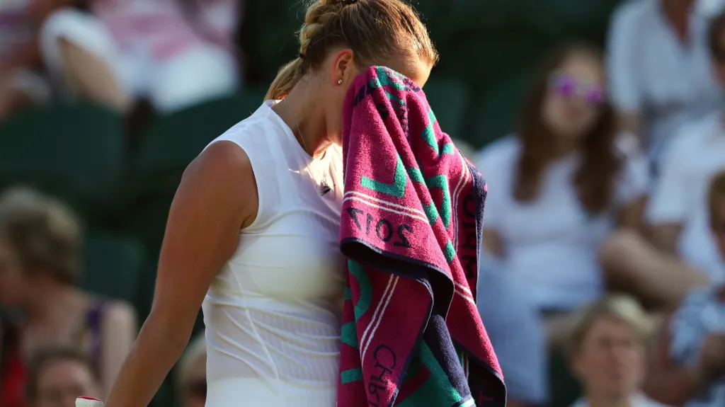 Zklamaná Petra Kvitová