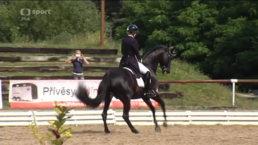 Závody v drezuře CDI-W v Brně vyhrála Finka Stegarsová