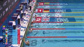 200 metrů prsa s Kristýnou Horskou