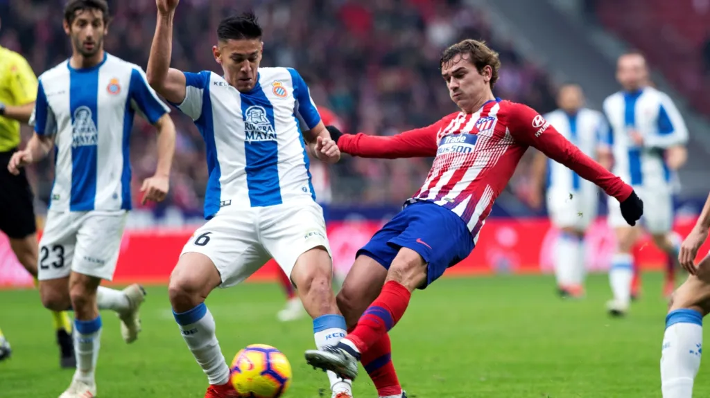 Atlético vydřelo výhru nad Espaňolem