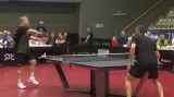 Waldner při exhibici