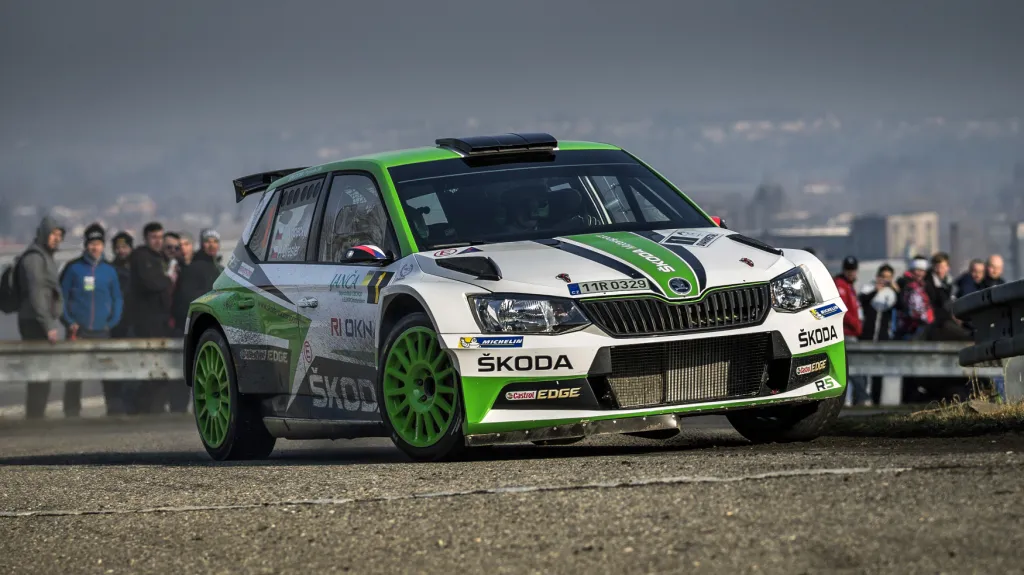 Jan Kopecký na Valašské rallye