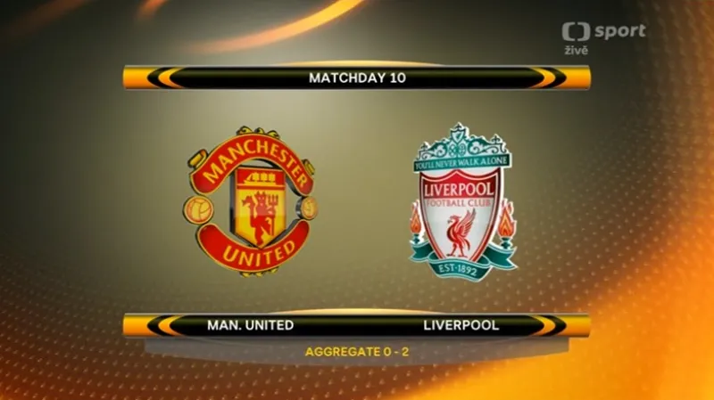 Sestřih utkání Manchester United - Liverpool
