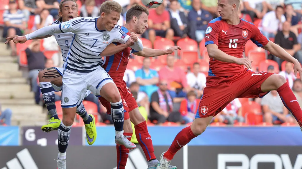 Jan Baránek v utkání s Dánskem