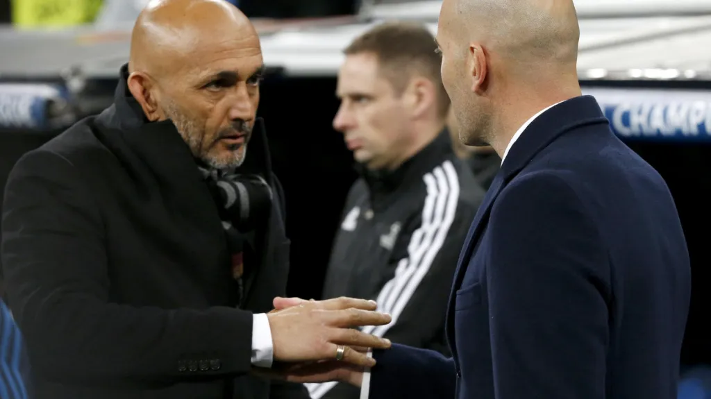 Luciano Spalletti a Zinedine Zidane