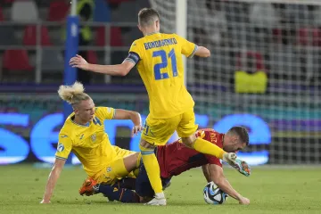 Fotbalisté Ukrajiny do 21 let