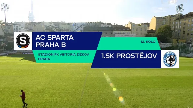 Sestřih utkání Sparta Praha B – Prostějov