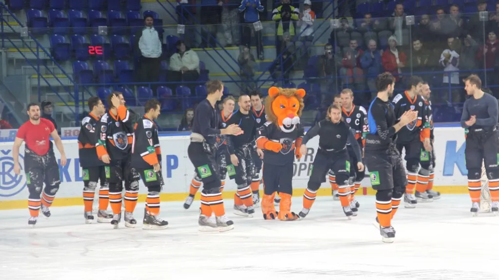 Radost hokejistů HC Lev