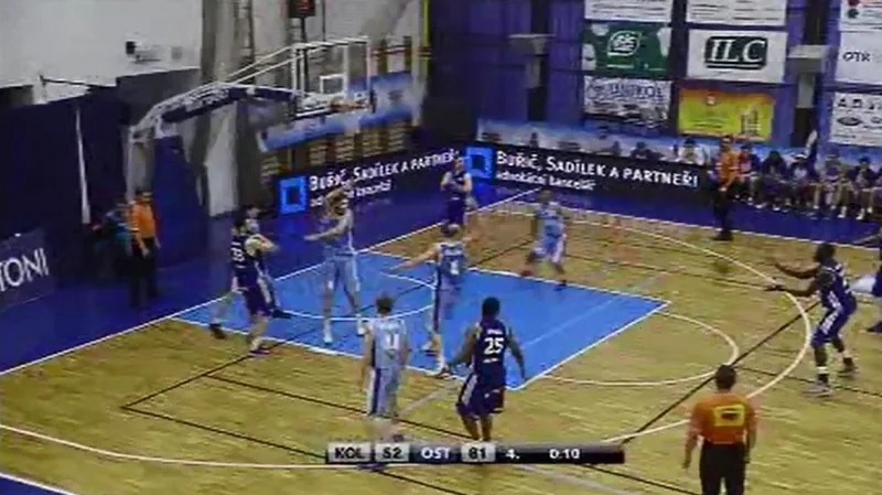 Ostravští basketbalisté srovnali stav série s Kolínem na 1:1
