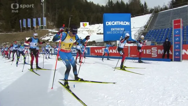 Sestřih závodu s hromadným startem v Anterselvě