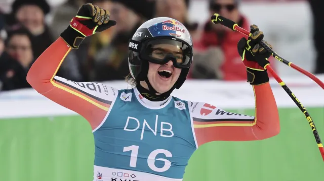 Vítězná jízda Emmy Aicherové