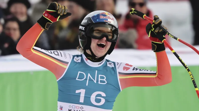 Vítězná jízda Emmy Aicherové