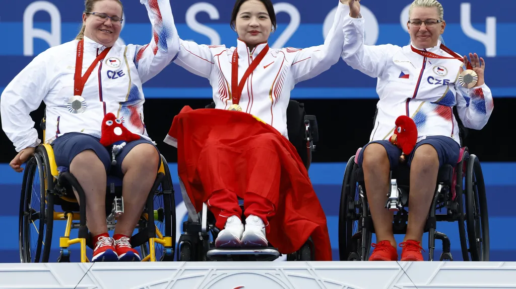 Šárka Pultar Musilová, Čchen Min-i a Tereza Brandtlová (zleva)