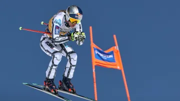 Jízdy Ledecké a Novákové ve sjezdu ve Val di Fassa