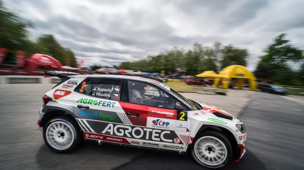Jan Kopecký na jubilejní Rallye Český Krumlov