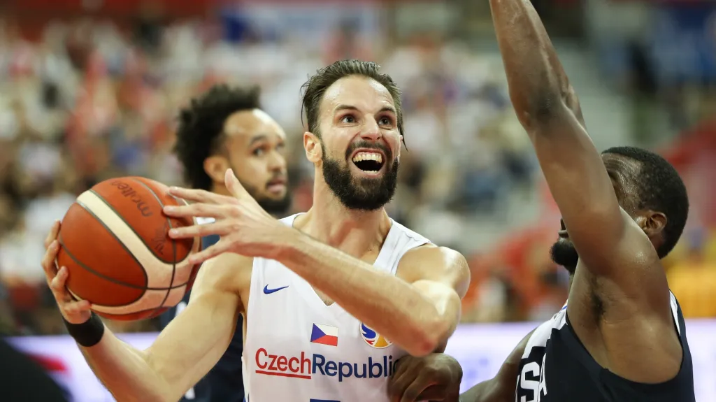 Vojtěch Hruban v utkání proti USA