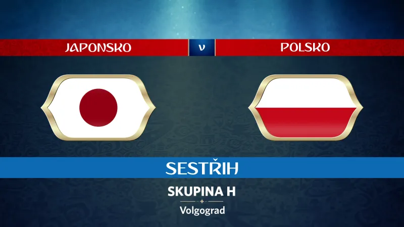 Sestřih utkání Japonsko - Polsko