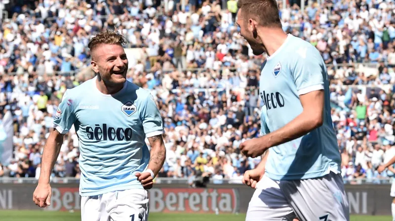 Radost fotbalistů Lazia