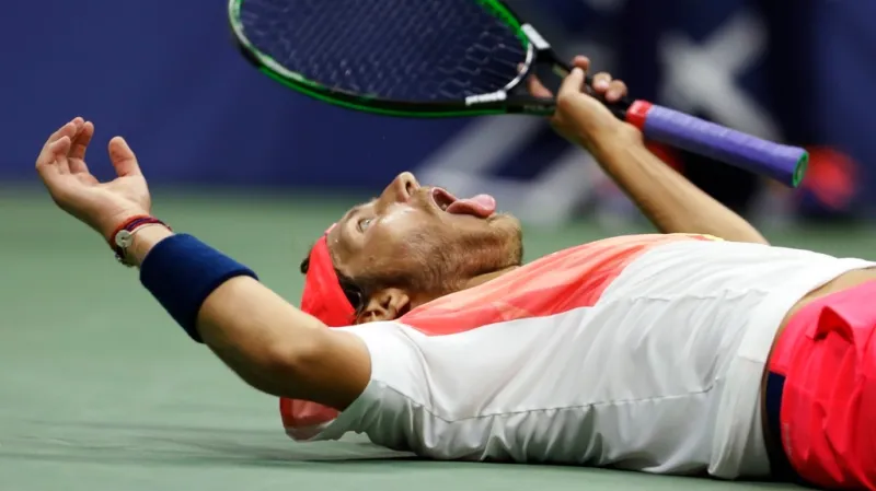 Šťastný Lucas Pouille