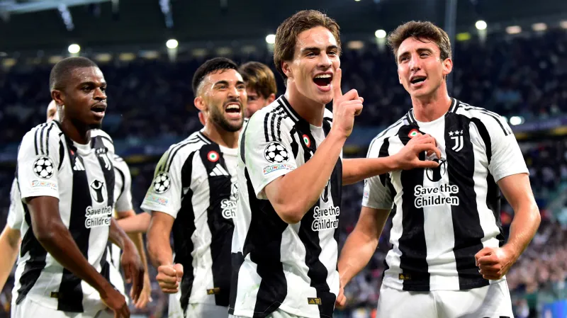 Radost fotbalistů Juventusu