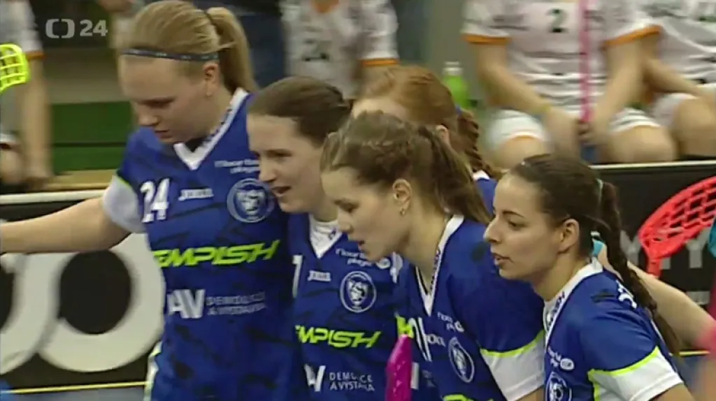 Radost florbalistek Vítkovic