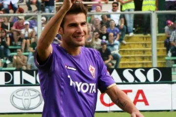 Hvězda Fiorentiny Adrian Mutu
