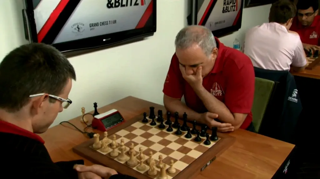 David Navara a Garri Kasparov