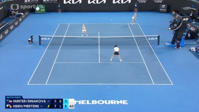 Siniaková do finále čtyřhry na Australian Open nepostoupila