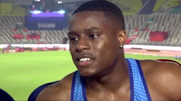 Ohlasy medailistů z běhu na 100 metrů Colemana a Gatlina