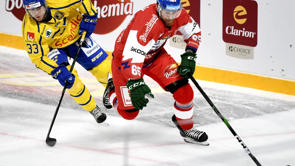 Vojtěch Mozík v utkání proti Švédsku