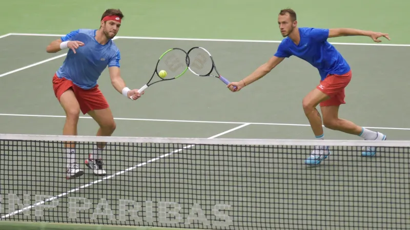 Sestřih utkání Veselý, Rosol - Haase, Rojer