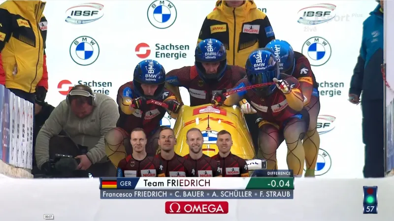 Vítězné jízdy Cipulise a Friedricha v Altenbergu