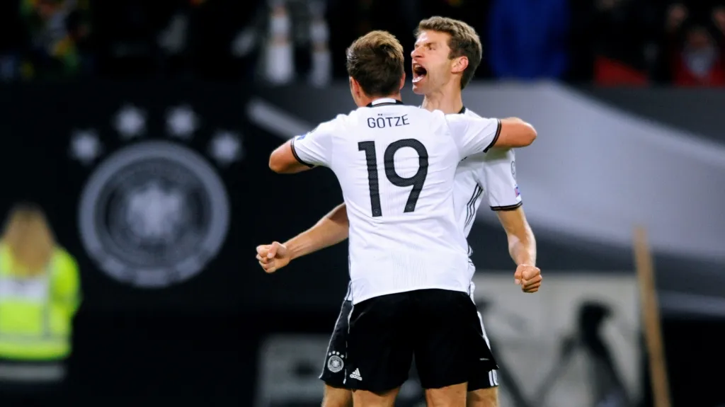 Radost fotbalistů Německa