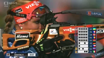 Důležité momenty první poloviny štafetového závodu