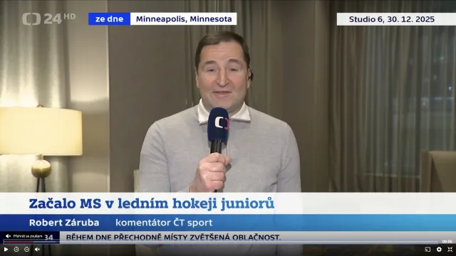 Robert Záruba o utkání českých juniorů s Finskem