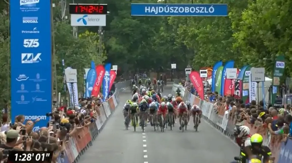 Kaňkovský triumfoval ve spurtu třetí etapy Kolem Maďarska