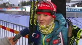 Veronika Vítková hodnotí výkon ve stíhačce