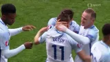 Gól v utkání Anglie - Wales: Vardy - 1:1 (56. min.)