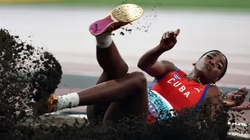 Vítězné trojskoky Leyanis Pérezové Hernándezové