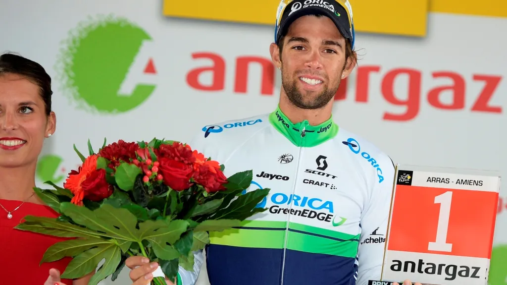 Michael Matthews s červeným číslem pro největšího bojovníka etapy na Tour de France