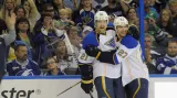 Radost hokejistů St. Louis