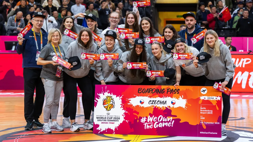 České basketbalistky slaví postup na MS