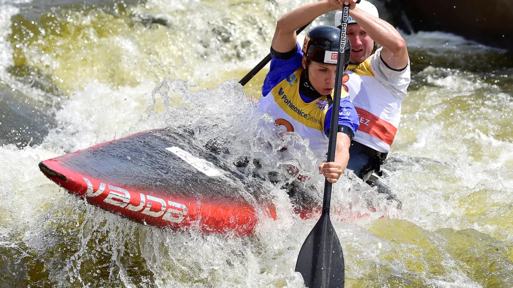 Veronika Vojtová (vlevo) a Jan Mašek